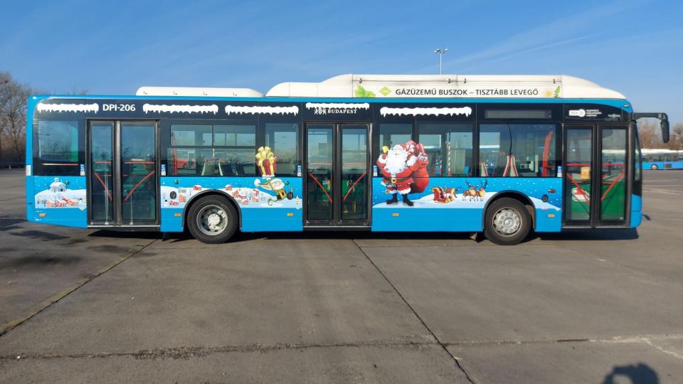 BKV Mikulásbusz Budapest 2023